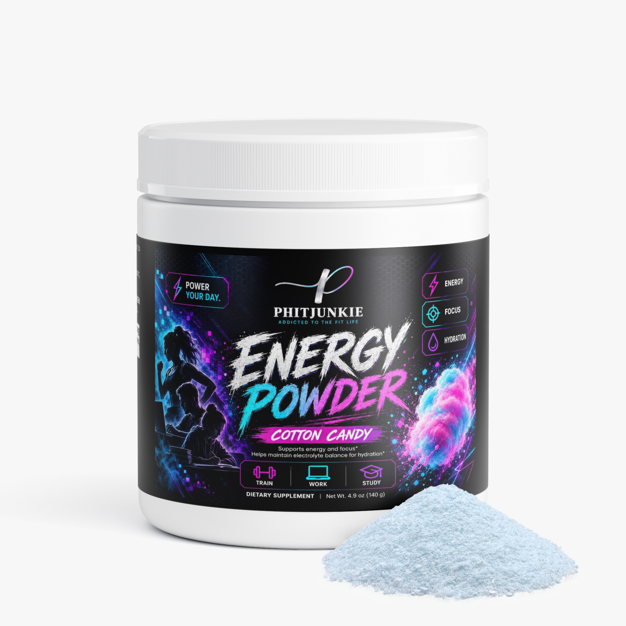 Energy Powder (Cotton Candy) 