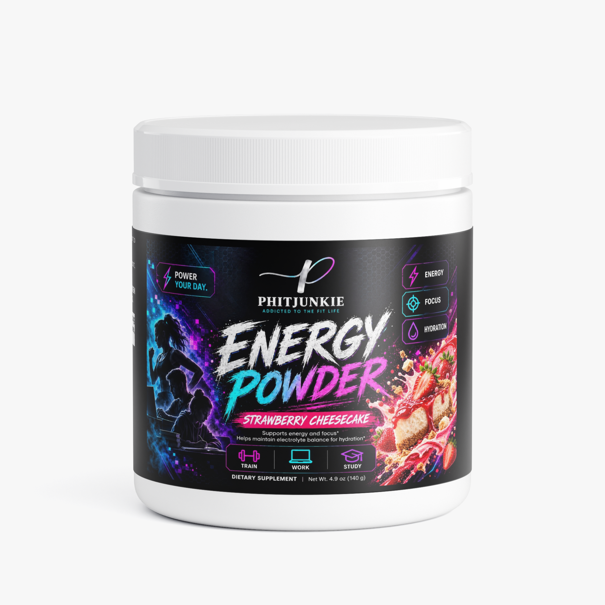 Energy Powder (Strawberry Shortcake)