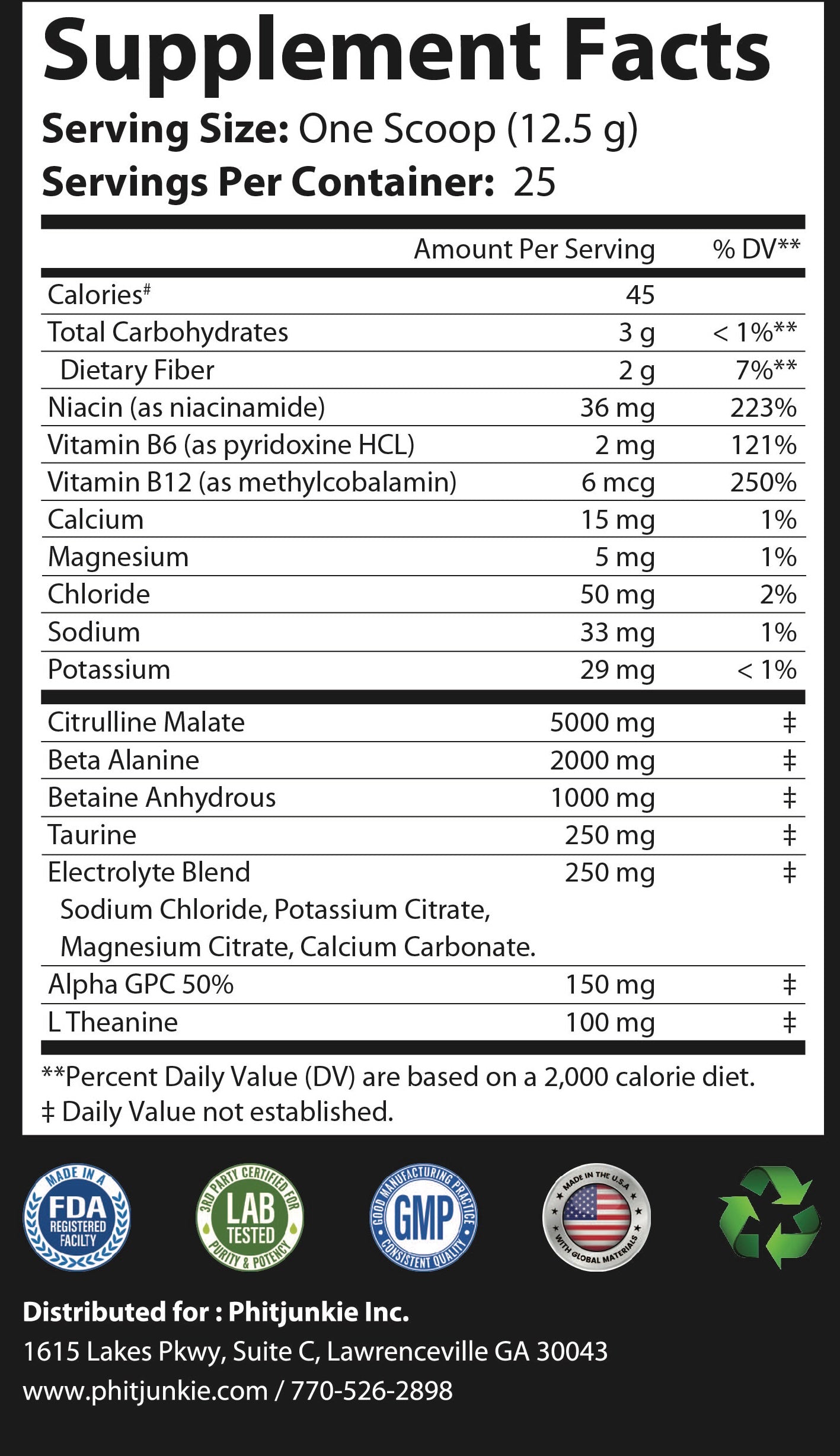 Pump Non-Stim Pre-Workout